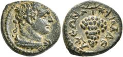 Roman Provincial LYDIA. Philadelphia. Pseudo-autonomous issue. Hemiassarion (Bronze, 15 mm, 2.91 g, 6 h), pseudo-autonomous issue, first half of 2nd Century (?). Head of Herakles to right, lion's skin