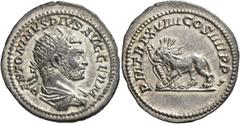 Roman Imperial Caracalla, 198-217. Antoninianus (Silver, 24 mm, 3.88 g, 12 h), Rome, 216. ANTONINVS PIVS AVG GERM Radiate and draped bust of Caracalla to right, seen from behind. Rev. P M TR P XVIIII 