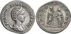Roman Imperial Tranquillina, Augusta, 241-244. Antoninianus (Silver, 21 mm, 4.89 g, 7 h), Rome, 241. SABINIA TRANQVILLINA AVG Diademed and draped bust of Tranquillina set on crescent to right. Rev. CO