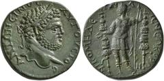 Roman Provincial BITHYNIA. Nicomedia. Caracalla, 198-217. Tetrassarion (Bronze, 27 mm, 16.64 g, 2 h). ANTΩNЄINOC AYΓOYCTOC Laureate head of Caracalla to right. Rev. NIKOMHΔЄΩN ΔIC NЄΩKOPΩ-N Caracalla,