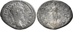 Roman Imperial Didius Julianus, 193. 'Denarius' (Billon, 20 mm, 2.28 g, 12 h), a contemporary 'limes denarius', irregular mint. [IMP] CAES M DID IVLIAN AVG Laureate head of Didius Julianus to right. R