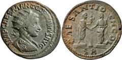 Roman Provincial PISIDIA. Antiochia. Gordian III , 238-244. 'Sestertius' (Orichalcum, 35 mm, 24.45 g, 7 h). IMP CAES M ANT GORDIANVS AVG Radiate, draped and cuirassed bust of Gordian III to right, see
