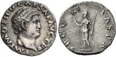 Roman Imperial Otho, 69. Denarius (Silver, 18 mm, 3.15 g, 5 h), Rome, 15 January-mid April 69. IMP M OTHO CAESAR AVG TR P Bare head of Otho to right. Rev. SECVRITAS P R Securitas standing front, head 