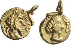 The Aurum Barbarorum Collection UNCERTAIN GERMANIC TRIBES, Pseudo-Imperial coinage. Mid 3rd-early 4th centuries. 'Heavy Aureus' (Gold, 18 mm, 11.74 g, 10 h), imitating Septimius Severus, 193-211, and 