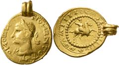 The Aurum Barbarorum Collection UNCERTAIN GERMANIC TRIBES, Pseudo-Imperial coinage. Mid 3rd-early 4th centuries. 'Aureus' (Gold, 21 mm, 6.15 g, 9 h), Ulów type, imitating one of the barracks emperors.