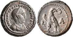 Roman Provincial EGYPT. Alexandria. Gordian I, 238. Tetradrachm (Potin, 22 mm, 13.63 g, 12 h), RY 1 = March-April 238. A K M AN ΔOPΔIANOC CЄM AΦP ЄYCЄB Laureate, draped and cuirassed bust of Gordian I