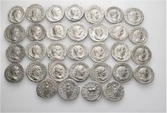 Group Lots A lot containing 32 silver coins. Including: Antoniniani of Gordian III (13), Philip I (7), Otacilia Severa (2), Philip II (1), Trajan Decius (6), Herennia Etruscilla (3). Very fine to extr