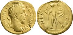 The Aurum Barbarorum Collection II UNCERTAIN GERMANIC TRIBES, Pseudo-Imperial coinage. Mid 3rd-early 4th centuries. 'Aureus' (Gold, 18 mm, 2.51 g, 12 h), ‘Early Group’. Imitating Marcus Aurelius, 161-