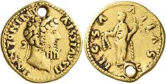 The Aurum Barbarorum Collection II UNCERTAIN GERMANIC TRIBES, Pseudo-Imperial coinage. Mid 3rd-early 4th centuries. 'Aureus' (Gold, 19 mm, 5.77 g, 7 h), 'Stern Group'. Imitating Marcus Aurelius, 161-1