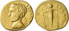 The Aurum Barbarorum Collection II UNCERTAIN GERMANIC TRIBES, Pseudo-Imperial coinage. Late 3rd-early 4th centuries. 'Aureus' (Gold, 21 mm, 6.90 g, 1 h), 'Derived Gordian Group C'. [...]ΠJ ICIVNNO Lau