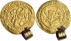 Early Medieval & Islamic ISLAMIC, Arabia. Sulayhids. 'Ali ibn Muhammad, AH 439-473 / AD 1047-1081. Dinar (Gold, 18 mm, 2.00 g, 1 h), citing the Fatimid Caliph al-Mustansir, Zabid, frozen year AH 451 =