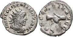 Roman Imperial Gallienus, 253-268. Antoninianus (Silver, 22 mm, 3.27 g, 7 h), Rome, 253-254. IMP C P LIC GALLIENVS AVG Radiate, draped and cuirassed bust of Gallienus to right, seen from behind. Rev. 