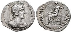 Civil War 68-69 AD Rhine Legions. Anonymous, circa May/June-December 68. Denarius (Silver, 18 mm, 2.85 g, 6 h), uncertain mint in Gaul or in the Rhine Valley. 'Virtus-Roma Group' - 'Jupiter Group', St