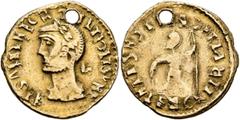 The Aurum Barbarorum Collection III UNCERTAIN GERMANIC TRIBES, Pseudo-Imperial coinage. Late 3rd-early 4th centuries. 'Aureus' (Gold, 18 mm, 2.00 g, 12 h), 'Derived Gordian Group C' (?). ꓘISΛIIIHICR[.