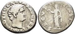 Roman Imperial Otho, 69. Denarius (Silver, 18 mm, 3.00 g, 6 h), Rome, 15 January-16 April 69. IMP M OTHO CAESAR AVG TR P Bare head of Otho to right. Rev. SECVRITAS P R Securitas standing front, head t