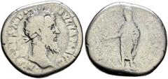Roman Imperial Didius Julianus, 193. Denarius (Silver, 18 mm, 2.75 g, 6 h), Rome, 28 March-1 June 193. IMP CAES M DID IVLIAN AVG Laureate head of Didius Julianus to right. Rev. [RECTOR ORBIS] Didius J