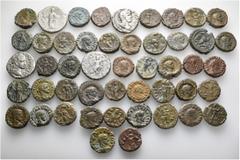 Group Lots A lot containing 48 bronze coins. All: Alexandrian Tetradrachms. Fine to very fine. LOT SOLD AS IS, NO RETURNS. 48 coins in lot. From the Rhakotis Collection, formed in the 1960s and 1970s 