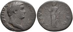 Roman Imperial Otho, 69. 'Denarius' (Bronze, 17 mm, 2.41 g, 6 h), a contemporary cast imitation, irregular mint, after 69. IMP OTHO CAESAR AVG TR P Bare head of Otho to right. Rev. SECVRITAS P R Secur