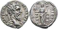 Roman Imperial Didius Julianus, 193. Denarius (Silver, 17 mm, 2.90 g, 1 h), Rome. IMP CAES M DID IVLIAN AVG Laureate head of Didius Julianus to right. Rev. CO[NCO]RD MILIT Concordia standing front, he