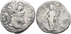 Roman Imperial Didius Julianus, 193. Denarius (Silver, 17 mm, 3.00 g, 6 h), Rome. IMP CAES M DID IVLIAN AVG Laureate head of Didius Julianus to right. Rev. [P M TR P] COS Fortuna standing front, head 