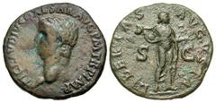 Roman Imperial Coins Claudius. A.D. 41-54. Æ as (27 mm, 10.37 g, 6 h). Rome, ca. A.D. 41/2. TI CLAVDIVS CAESAR AVG P M TR P IMP, bare head of Claudius left / LIBERTAS AVGVSTA, S C across field, Libert