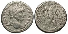 Roman Provincial Coins Syria, Seleucis and Pieria. Antiochia ad Orontem. Caracalla. A.D. 198-217. AR tetradrachm (25 mm, 12.13 g, 6 h). Cos. IV (A.D. 213-217), but struck ca. A.D. 215-217. B AVT K M A