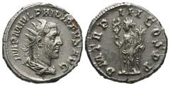 Roman Imperial Coins Philip I. A.D. 244-249. Fourrée antoninianus (20 mm, 4.77 g, 1 h). Contemporary imitation. Copying Rome, ca. A.D. 246. IMP M IVL PHILIPPVS AVG, radiate, draped and cuirassed bust 