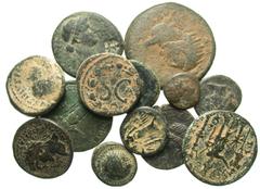 Group Lots [Greek & Roman Provincial]. Lot of thirteen Æ. Includes: Bosporan Kingdom // Lydia, Philadelphia // Pamphylia, Perge // Commagenian Kingdom // Seleukid Kingdom // Nabataean Kingdom // Moesi