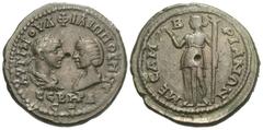 Roman Provincial Coins Thrace, Mesembria. Philip I, with Otacilia Severa. A.D. 244-249. Æ (26 mm, 13.13 g, 7 h). Laureate, draped and cuirassed bust of Philip I right facing diademed and draped bust o