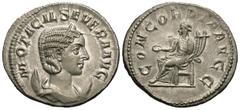 Roman Imperial Coins Otacilia Severa. Augusta, A.D. 244-249. AR antoninianus (22 mm, 4.17 g, 5 h). Rome, under Philip I and Philip II, A.D. 247/8. M OTACIL SEVERA AVG, diademed and drape bust of Otaci