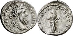 Monedas romanas / Roman coins (193 d.C.). Pertinax. Denario. (Spink 6041) (S. 20) (RIC. 4a). Rara. 3,26 g. MBC+.