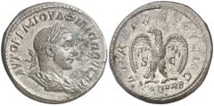 Monedas romanas / Roman coins (246 d.C.). Filipo I. Siria. Antioquía ad Orontem. Tetradracma. (S.GIC. 3957 var) (RPC. VIII, id. 29027). Puntos de óxido. 12,30 g. (EBC).