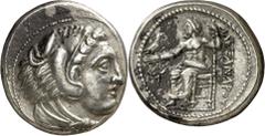 Monedas griegas / Greek coins Imperio Macedonio. Alejandro III, Magno (336-323 a.C.). Anfípolis. Tetradracma. (S. 6713 var) (MJP. 93bº). 17,06 g. EBC-.