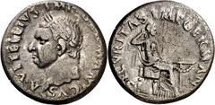 Monedas romanas / Roman coins (69 A.D.). Vitelius. Tarraco. Denarius. (Spink missing, S., RIC. and ACIP.) (Benages 497, same example). Ex Solidus Numismatik 07/19/2015, No. 261. Very rare. Only known 