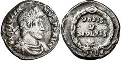Monedas romanas / Roman coins (361-362 d.C.). Juliano II. Lugdunum. Siliqua. (Spink 19131) (S. 163b) (RIC. 227). 1,99 g. BC+.