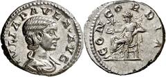 Monedas romanas / Roman coins (220 d.C.). Julia Paula. Denario. (Spink 7655) (S. 6a) (RIC. 211). 3,32 g. EBC+.