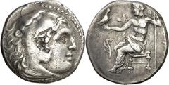 Monedas griegas / Greek coins Imperio Macedonio. Alejandro III, Magno (336-323 a.C.). Incierta de Grecia o Macedonia. Dracma. (S. 6730 var) (MJP. 862A). 3,93 g. MBC.
