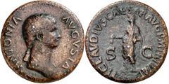 Monedas romanas / Roman coins (41-42 d.C.). Antonia. Dupondio. (Spink 1902) (Co. 6) (RIC. 92, de Claudio). 16,39 g. MBC-.