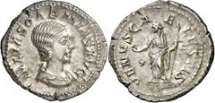 Monedas romanas / Roman coins (220-222 d.C.). Julia Soaemias. Denario. (Spink 7719) (S. 8a) (RIC. 241). 2,76 g. MBC+.