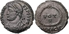 Monedas romanas / Roman coins (363-364 d.C.). Joviano. Heraclea. AE 20. (Spink 19218) (Co. 32) (RIC. 108). 2,87 g. MBC+.
