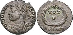 Monedas romanas / Roman coins (363-364 d.C.). Joviano. Heraclea. AE 19. (Spink 19218) (Co. 32) (RIC. 108). 2,86 g. MBC.