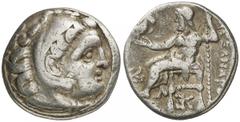 Imperio Macedonio. Alejandro III, Magno (336-323 a.C.). Colofón. Dracma. (S. 6730 var) (MJP. 1794a). 4,22 grs. MBC.