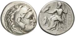 Imperio Macedonio. Alejandro III, Magno (336-323 a.C.). Magnesia ad Maeandrum. Dracma. (S. 6730 var) (MJP. 1985A). 4,04 grs. MBC.