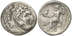 Imperio Macedonio. Alejandro III, Magno (336-323 a.C.). Lampsacos. Dracma. (S. 6730 var) (MJP. 1427). 4,14 grs. MBC+.