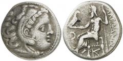 Imperio Macedonio. Alejandro III, Magno (336-323 a.C.). Colofón. Dracma. (S. 6730 var) (MJP. 1827). 4,09 g. MBC/MBC-.