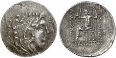 Imperio Macedonio. Alejandro III, Magno (336-323 a.C). Odessos. Tetradracma. (S. Falta) (MJP. 1197a). 16,16 g. Acuñada sobre otra tetradracma de Alejandro Magno. MBC+.