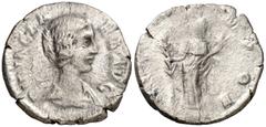 Monedas romanas / Roman coins (193 d.C.). Didia Clara. Denario. (Spink 6086) (S. 3) (RIC. 10). 2,07 g. Leve grieta. Muy rara. MBC-/BC+.