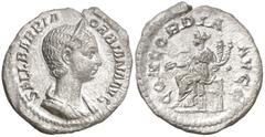 Monedas romanas / Roman coins (225 d.C.). Orbiana. Denario. (Spink 8191) (S. 1) (RIC. 319). 2,20 g. Muy escasa. MBC.