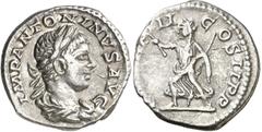 Monedas romanas / Roman coins (219 d.C.). Eliogábalo. Denario. (Spink 7530) (S. 143) (RIC. 21). 2,40 g. MBC+/MBC.