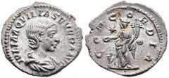 Monedas romanas / Roman coins (221 d.C.). Aquilia Severa. Denario. (Spink 7679) (S. 2) (RIC. 226). 3 g. EBC-/EBC.